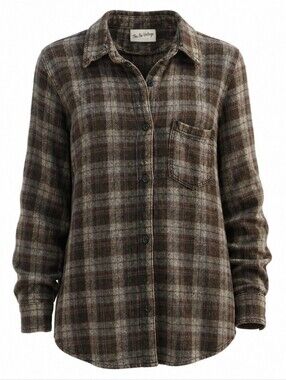 The Nu Vintage Plaid Button-Up Shirt Size Small